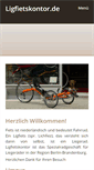 Mobile Screenshot of ligfietskontor.de