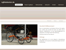 Tablet Screenshot of ligfietskontor.de